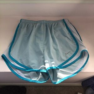 GREAT CONDITION RARE BLUE AND WHITE NIKE SHORTS